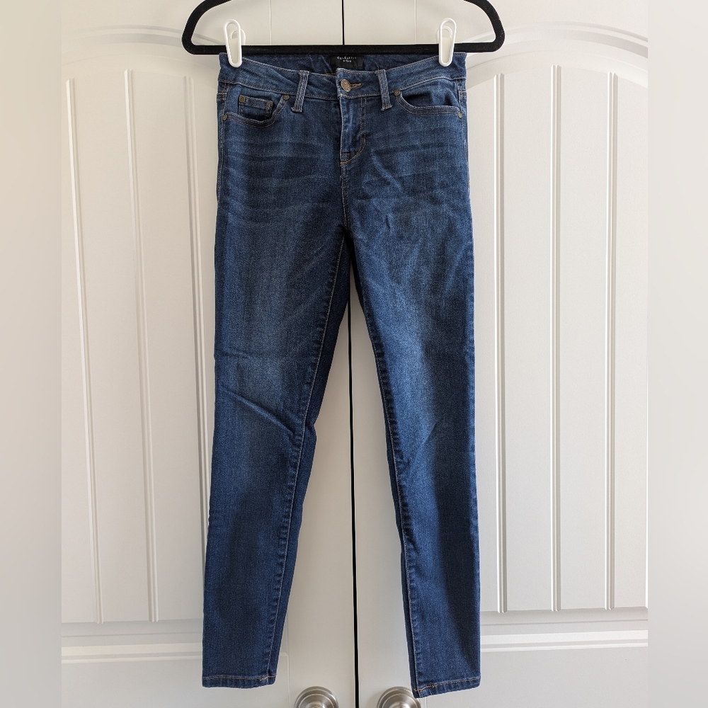 Celebrity Pink Dark Blue Skinny Jeans